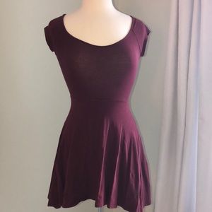 John Galt Maroon Sun Dress